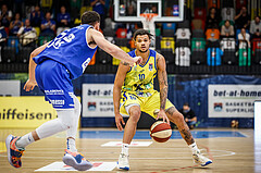 Basketball, bet-at-home Basketball Superliga 2020/21, Grunddurchgang 3. Runde, UBSC Graz, Oberwart Gunners, Jacob Scott Ledoux (10)