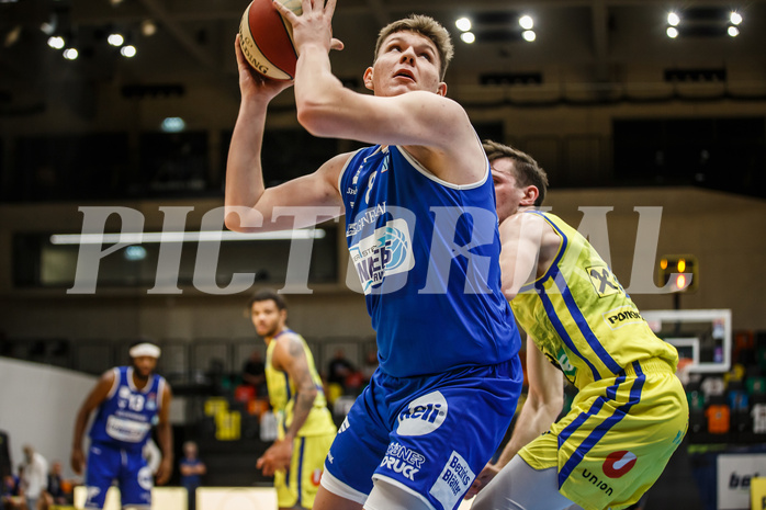 Basketball, bet-at-home Basketball Superliga 2020/21, Grunddurchgang 3. Runde, UBSC Graz, Oberwart Gunners, Dominik Simmel (8)