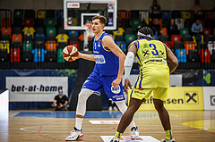 Basketball, bet-at-home Basketball Superliga 2020/21, Grunddurchgang 3. Runde, UBSC Graz, Oberwart Gunners, Edi Patekar (9)