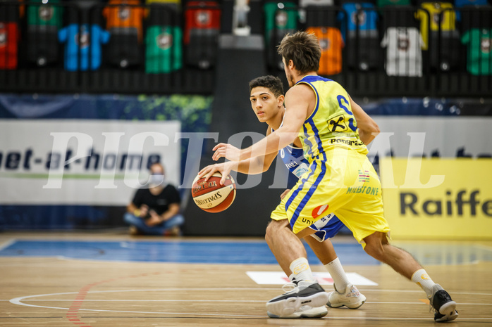 Basketball, bet-at-home Basketball Superliga 2020/21, Grunddurchgang 3. Runde, UBSC Graz, Oberwart Gunners, Magdy Abou-Ahmed (6)