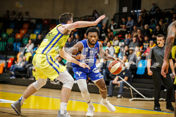 Basketball, bet-at-home Basketball Superliga 2020/21, Grunddurchgang 3. Runde, UBSC Graz, Oberwart Gunners, Freddie McSwain Jr. (11)