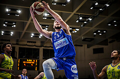 Basketball, bet-at-home Basketball Superliga 2020/21, Grunddurchgang 3.Runde, UBSC Graz, Oberwart Gunners, Ignas Fiodorovas (5)