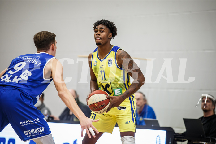 Basketball, bet-at-home Basketball Superliga 2020/21, Grunddurchgang 3. Runde, UBSC Graz, Oberwart Gunners, Samuel Daniel (11)