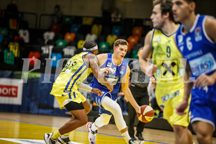Basketball, bet-at-home Basketball Superliga 2020/21, Grunddurchgang 3. Runde, UBSC Graz, Oberwart Gunners, Edi Patekar (9)
