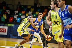 Basketball, bet-at-home Basketball Superliga 2020/21, Grunddurchgang 3. Runde, UBSC Graz, Oberwart Gunners, Edi Patekar (9)