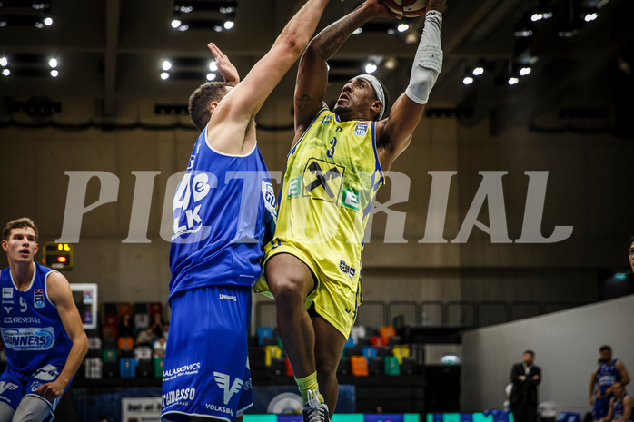 Basketball, bet-at-home Basketball Superliga 2020/21, Grunddurchgang 3.Runde, UBSC Graz, Oberwart Gunners, Stanley Whittaker (3)