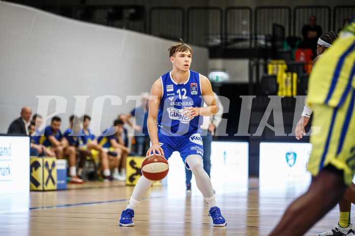 Basketball, bet-at-home Basketball Superliga 2020/21, Grunddurchgang 3. Runde, UBSC Graz, Oberwart Gunners, Jonathan Knessl (12)