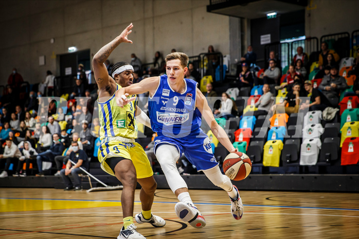Basketball, bet-at-home Basketball Superliga 2020/21, Grunddurchgang 3.Runde, UBSC Graz, Oberwart Gunners, Edi Patekar (9)