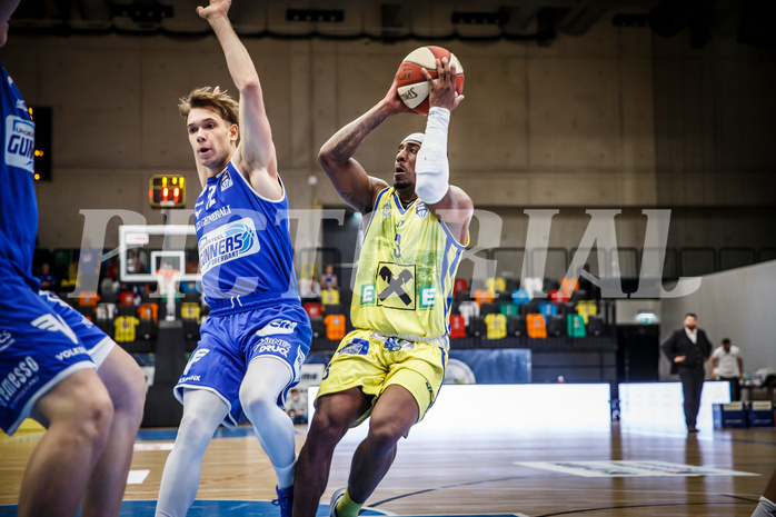 Basketball, bet-at-home Basketball Superliga 2020/21, Grunddurchgang 3.Runde, UBSC Graz, Oberwart Gunners, Stanley Whittaker (3)