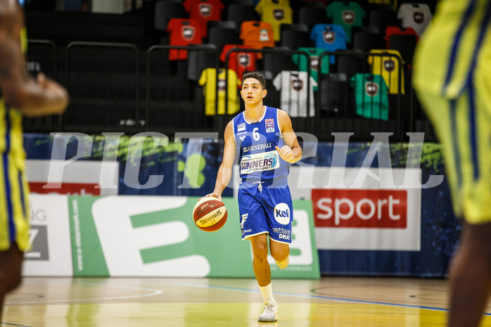 Basketball, bet-at-home Basketball Superliga 2020/21, Grunddurchgang 3. Runde, UBSC Graz, Oberwart Gunners, Magdy Abou-Ahmed (6)