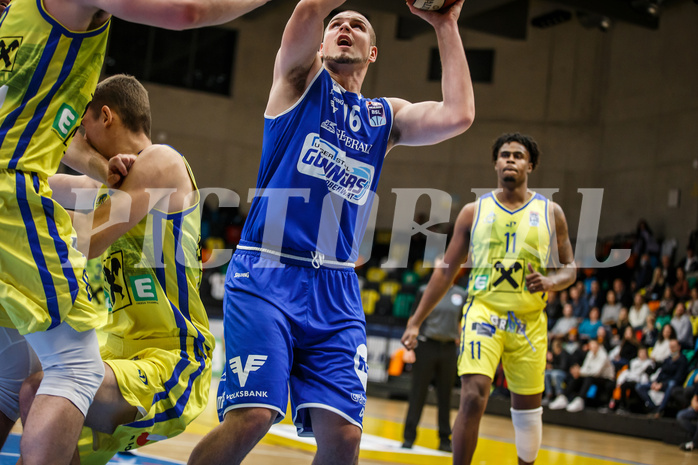 Basketball, bet-at-home Basketball Superliga 2020/21, Grunddurchgang 3. Runde, UBSC Graz, Oberwart Gunners, Renato Poljak (16)
