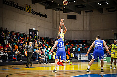 Basketball, bet-at-home Basketball Superliga 2020/21, Grunddurchgang 3.Runde, UBSC Graz, Oberwart Gunners, Jakob Zimmermann (10)