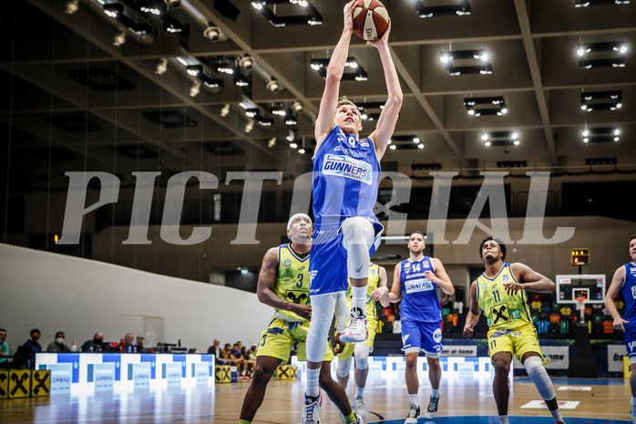 Basketball, bet-at-home Basketball Superliga 2020/21, Grunddurchgang 3.Runde, UBSC Graz, Oberwart Gunners, Edi Patekar (9)