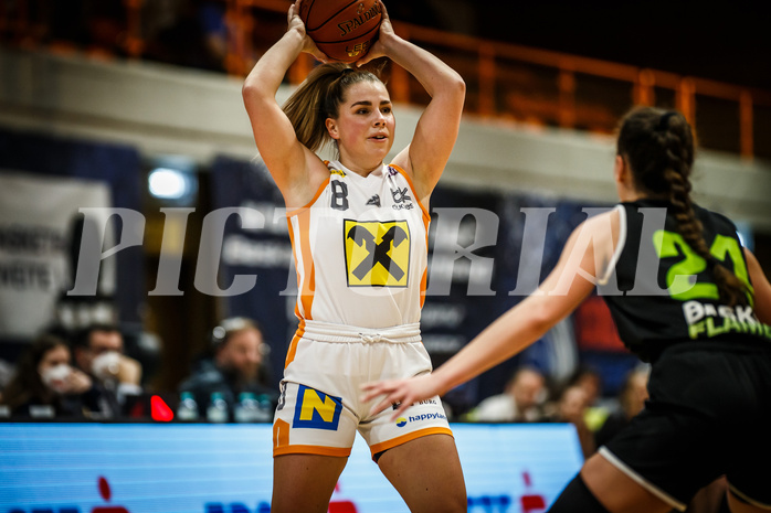Basketball, Basketball Austria, Cup Final Four 2021/22 
Damen Cupfinale, BK Duchess, Basket Flames, Anna Zderadicka (8)