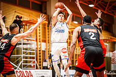 Basketball, Basketball Austria, Cup Final Four 2021/22 
Herren Cupfinale, BC GGMT Vienna, Oberwart Gunners, Jonathan Knessl (12)