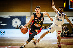 Basketball, Basketball Austria, Cup Final Four 2021/22 
Herren Cupfinale, BC GGMT Vienna, Oberwart Gunners, Bogic Vujosevic (5)