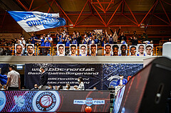 Basketball, Basketball Austria, Cup Final Four 2021/22 
Herren Cupfinale, BC GGMT Vienna, Oberwart Gunners, Gunners Fanblock