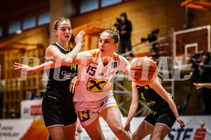 Basketball, Basketball Austria, Cup Final Four 2021/22 
Damen Cupfinale, BK Duchess, Basket Flames, Sarah Schicher (15)