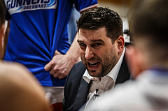 Basketball, Basketball Austria, Cup Final Four 2021/22 
Herren Cupfinale, BC GGMT Vienna, Oberwart Gunners, Horst Leitner (Coach)