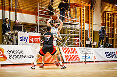 Basketball, Basketball Austria, Cup Final Four 2021/22 
Herren Cupfinale, BC GGMT Vienna, Oberwart Gunners, Ioannis Chatzinikolas (11)