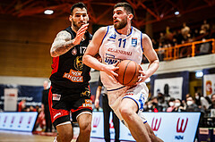 Basketball, Basketball Austria, Cup Final Four 2021/22 
Herren Cupfinale, BC GGMT Vienna, Oberwart Gunners, Ioannis Chatzinikolas (11)