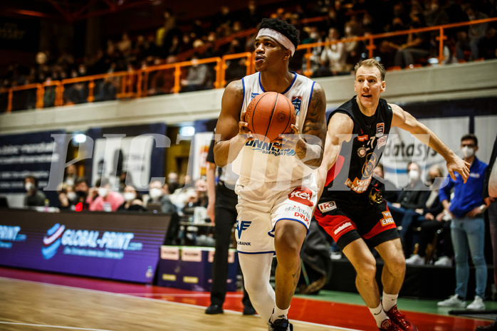 Basketball, Basketball Austria, Cup Final Four 2021/22 
Herren Cupfinale, BC GGMT Vienna, Oberwart Gunners, Rob Howard (5)