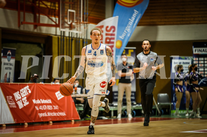 Basketball, Basketball Austria, Cup Final Four 2021/22 
Herren Cupfinale, BC GGMT Vienna, Oberwart Gunners, Travis Atson (4)