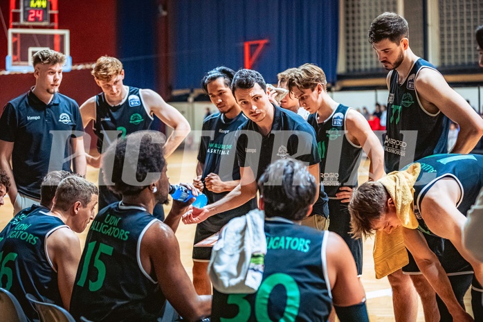 Basketball, Basketball Zweite Liga 2022/23, Grunddurchgang 6.Runde, Basket Flames, Union Deutsch Wagram Alligators, Lukas Hofer (Head Coach)