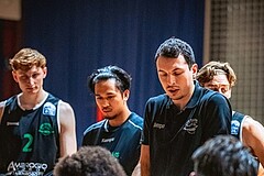Basketball, Basketball Zweite Liga 2022/23, Grunddurchgang 6.Runde, Basket Flames, Union Deutsch Wagram Alligators, Lukas Hofer (Head Coach)