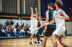 Basketball, Basketball Zweite Liga 2022/23, Grunddurchgang 6.Runde, Basket Flames, Union Deutsch Wagram Alligators, Nikolas Susa (8)