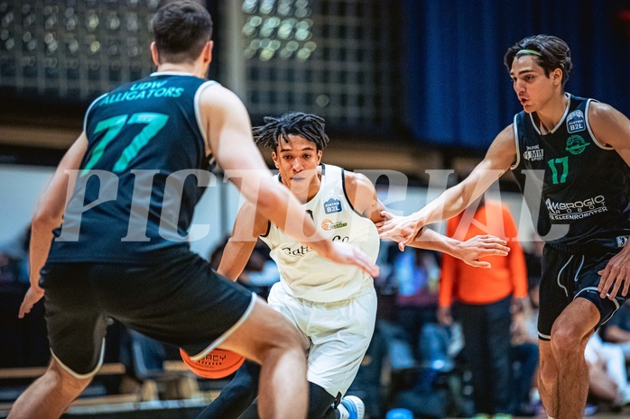 Basketball, Basketball Zweite Liga 2022/23, Grunddurchgang 6.Runde, Basket Flames, Union Deutsch Wagram Alligators, Yann Grandperret (3)