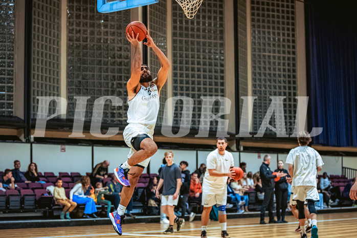 Basketball, Basketball Zweite Liga 2022/23, Grunddurchgang 6.Runde, Basket Flames, Union Deutsch Wagram Alligators, Faiz Jakob (27)