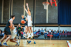 Basketball, Basketball Zweite Liga 2022/23, Grunddurchgang 6.Runde, Basket Flames, Union Deutsch Wagram Alligators, Alek Rangelov (16)