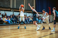 Basketball, Basketball Zweite Liga 2022/23, Grunddurchgang 6.Runde, Basket Flames, Union Deutsch Wagram Alligators, Patrick Fister (13)