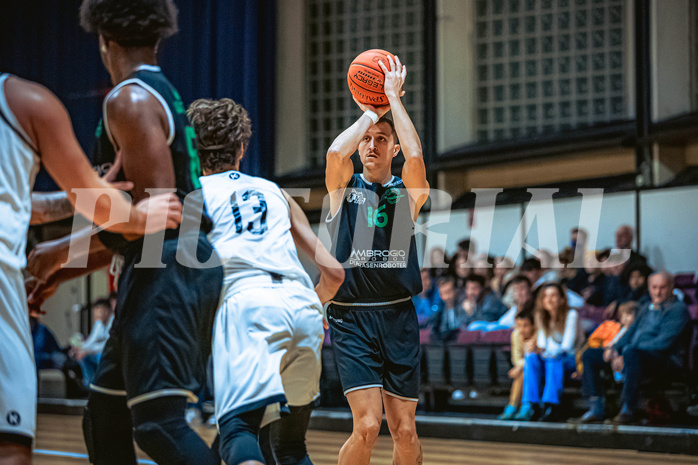 Basketball, Basketball Zweite Liga 2022/23, Grunddurchgang 6.Runde, Basket Flames, Union Deutsch Wagram Alligators, Alek Rangelov (16)