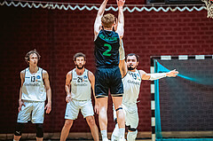 Basketball, Basketball Zweite Liga 2022/23, Grunddurchgang 6.Runde, Basket Flames, Union Deutsch Wagram Alligators, Nikolas Susa (8)