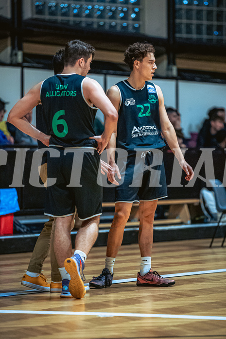 Basketball, Basketball Zweite Liga 2022/23, Grunddurchgang 6.Runde, Basket Flames, Union Deutsch Wagram Alligators, Daniele Kuchar (22)