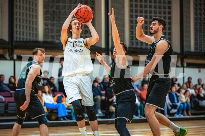 Basketball, Basketball Zweite Liga 2022/23, Grunddurchgang 6.Runde, Basket Flames, Union Deutsch Wagram Alligators, Patrick Fister (13)