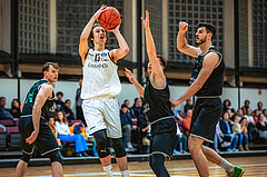 Basketball, Basketball Zweite Liga 2022/23, Grunddurchgang 6.Runde, Basket Flames, Union Deutsch Wagram Alligators, Patrick Fister (13)
