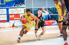 Basketball, Win2Day Superliga 2022/23, Viertelfinale Spiel 4, SKN St. Pölten Basketball, Raiffeisen Flyers Wels, Michael Holton Jr. (14)