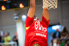 Basketball, Win2Day Superliga 2022/23, Viertelfinale Spiel 4, SKN St. Pölten Basketball, Raiffeisen Flyers Wels, Rashaan Guylain Mbemba (12)