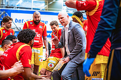 Basketball, Win2Day Superliga 2022/23, Viertelfinale Spiel 4, SKN St. Pölten Basketball, Raiffeisen Flyers Wels, Mike Coffin (Head Coach)