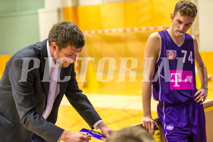 Basketball, 2.Bundesliga, Grunddurchgang 2.Runde, Mattersburg Rocks, Vienna DC Timberwolves, Hubert Schmidt (Headcoach)