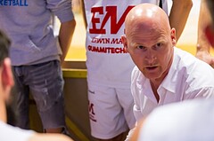 Basketball, 2.Bundesliga, Grunddurchgang 2.Runde, Mattersburg Rocks, Vienna DC Timberwolves, Mike COFFIN (Headcoach)