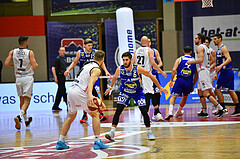 Basketball Superliga 2020/21, Grunddurchgang 6.Runde Flyers Wels vs. Swans Gmunden, Davor Lamesic (7), Jan Raszdevsek (4), Daniel Dolenc (15), Jan Raszdevsek (4), Daniel Friedrich (6)

