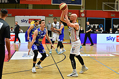 Basketball Superliga 2020/21, Grunddurchgang 6.Runde Flyers Wels vs. Swans Gmunden, Benedikt Güttl (7), Christian Von Fintel (27)


