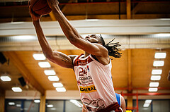 Basketball, win2day Basketball Superliga 2022/23, Grunddurchgang 8.Runde, Traiskirchen Lions, Oberwart Gunners, Aristide Boya (24)