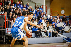 Basketball, win2day Basketball Superliga 2022/23, Grunddurchgang 8.Runde, Traiskirchen Lions, Oberwart Gunners, David Makivic (1)