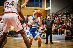 Basketball, win2day Basketball Superliga 2022/23, Grunddurchgang 8.Runde, Traiskirchen Lions, Oberwart Gunners, Derek Hanes (14)