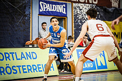 Basketball, win2day Basketball Superliga 2022/23, Grunddurchgang 8.Runde, Traiskirchen Lions, Oberwart Gunners, Magdy Abou-Ahmed (6)